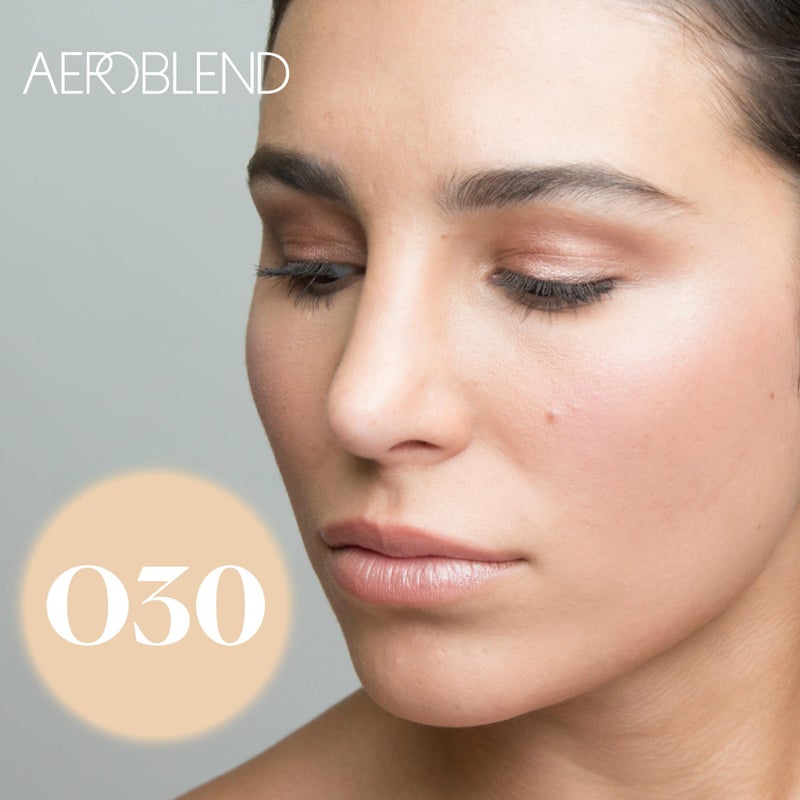 AEROBLEND Airbrush Foundation Makeup (O30) Professional, Water-Based, Buildable, Long-wearing, For all skin types, 1 oz - Image 5